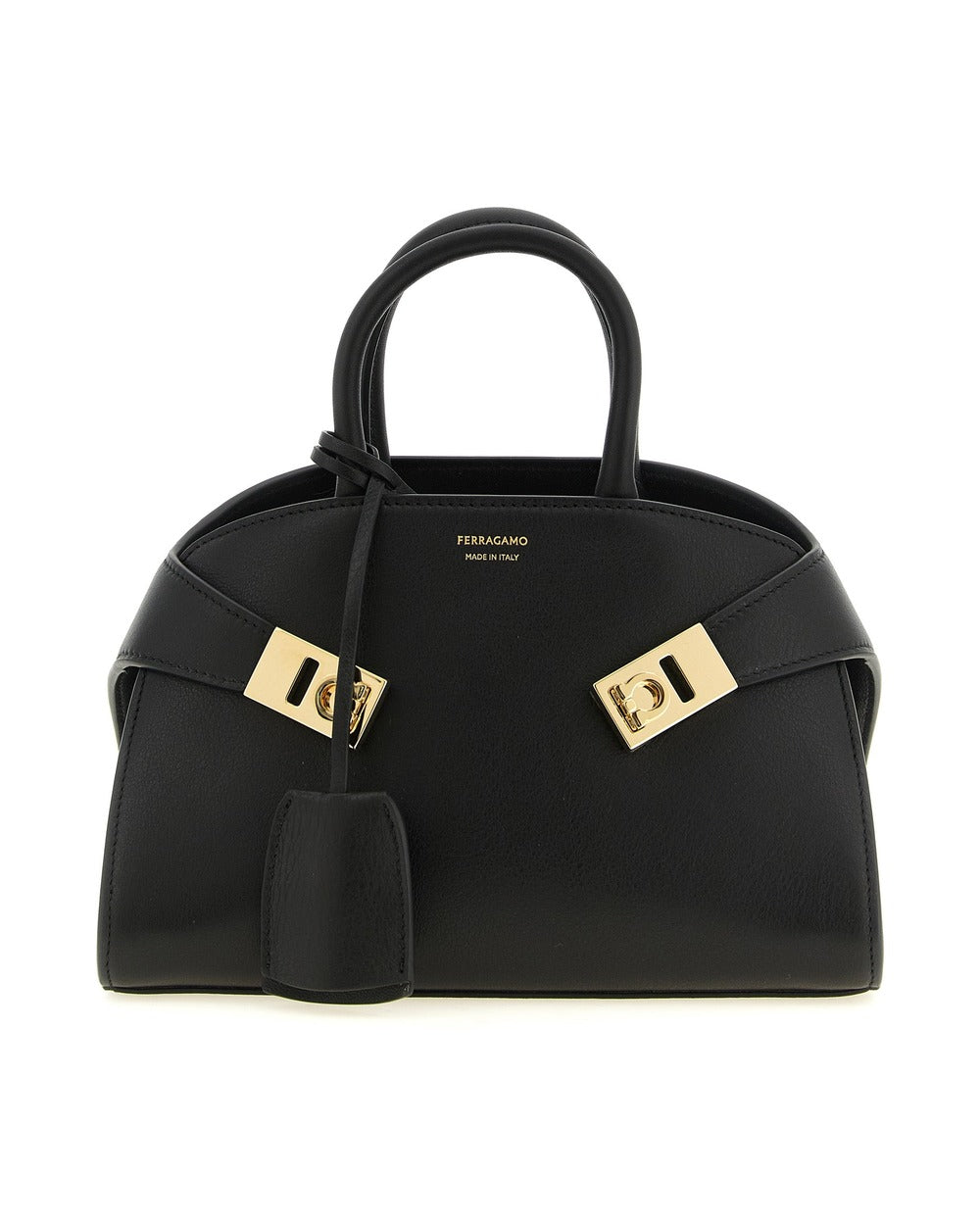 Ferragamo Black Calfskin Handbag