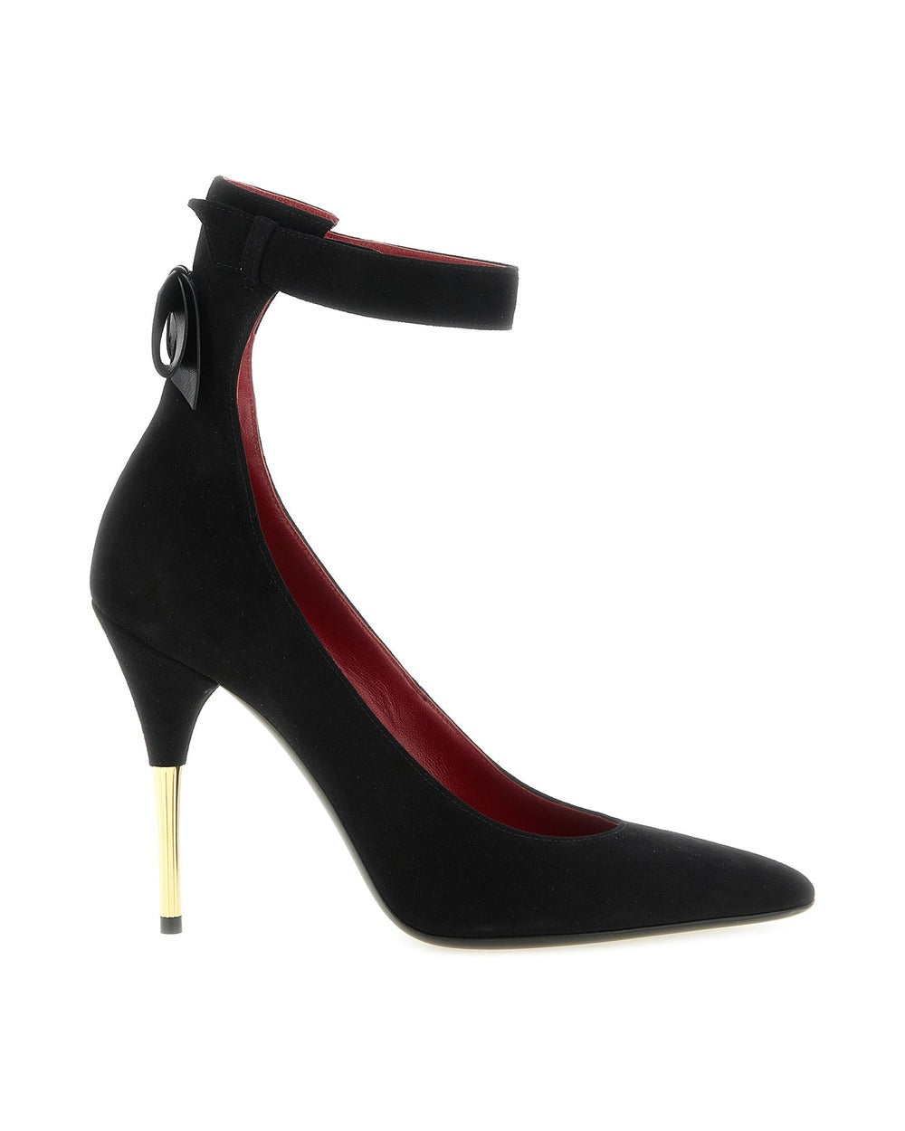 Valentino Garavani Black Goatskin High Heel Pumps