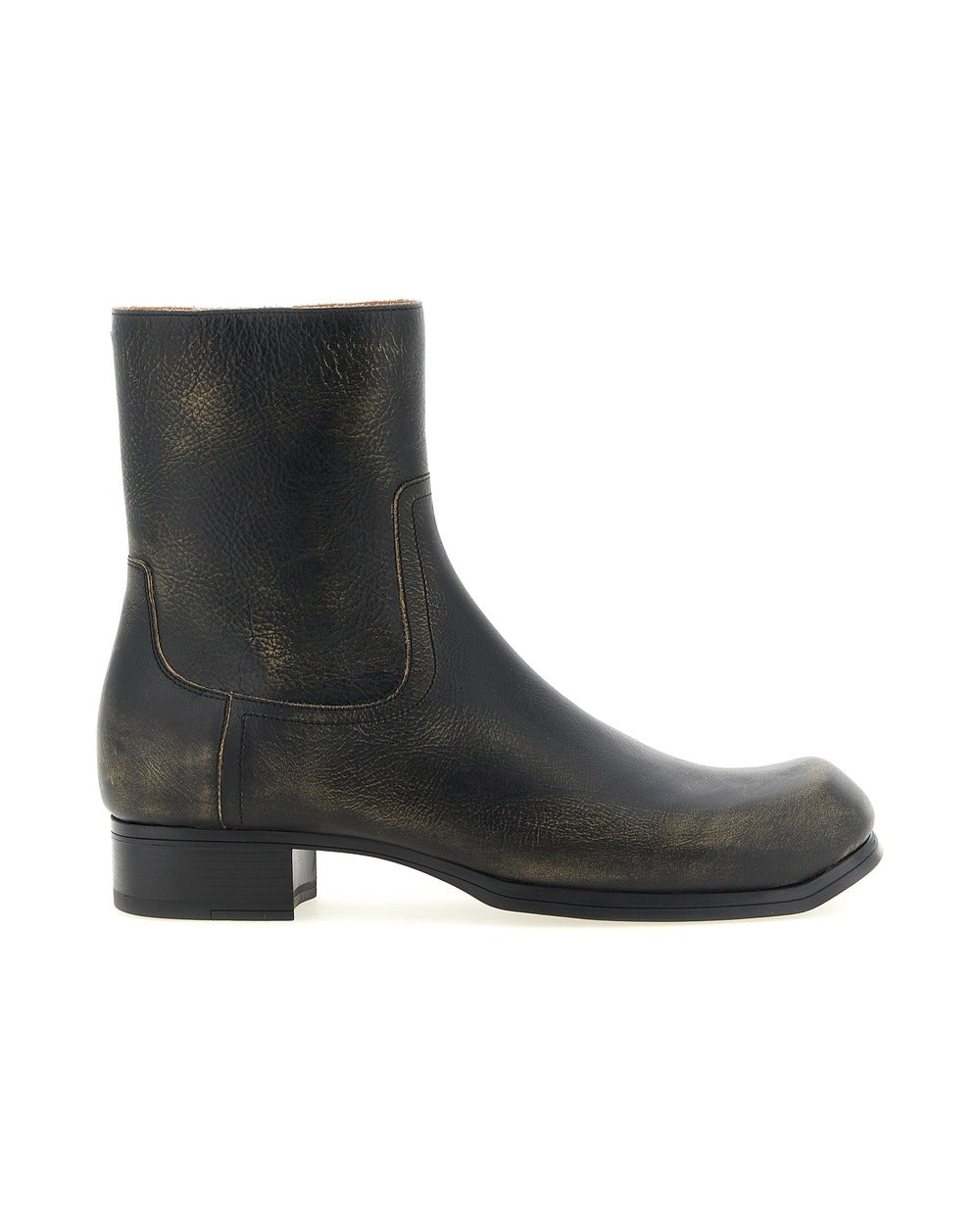 Maison Margiela Black Calfskin Ankle Boots