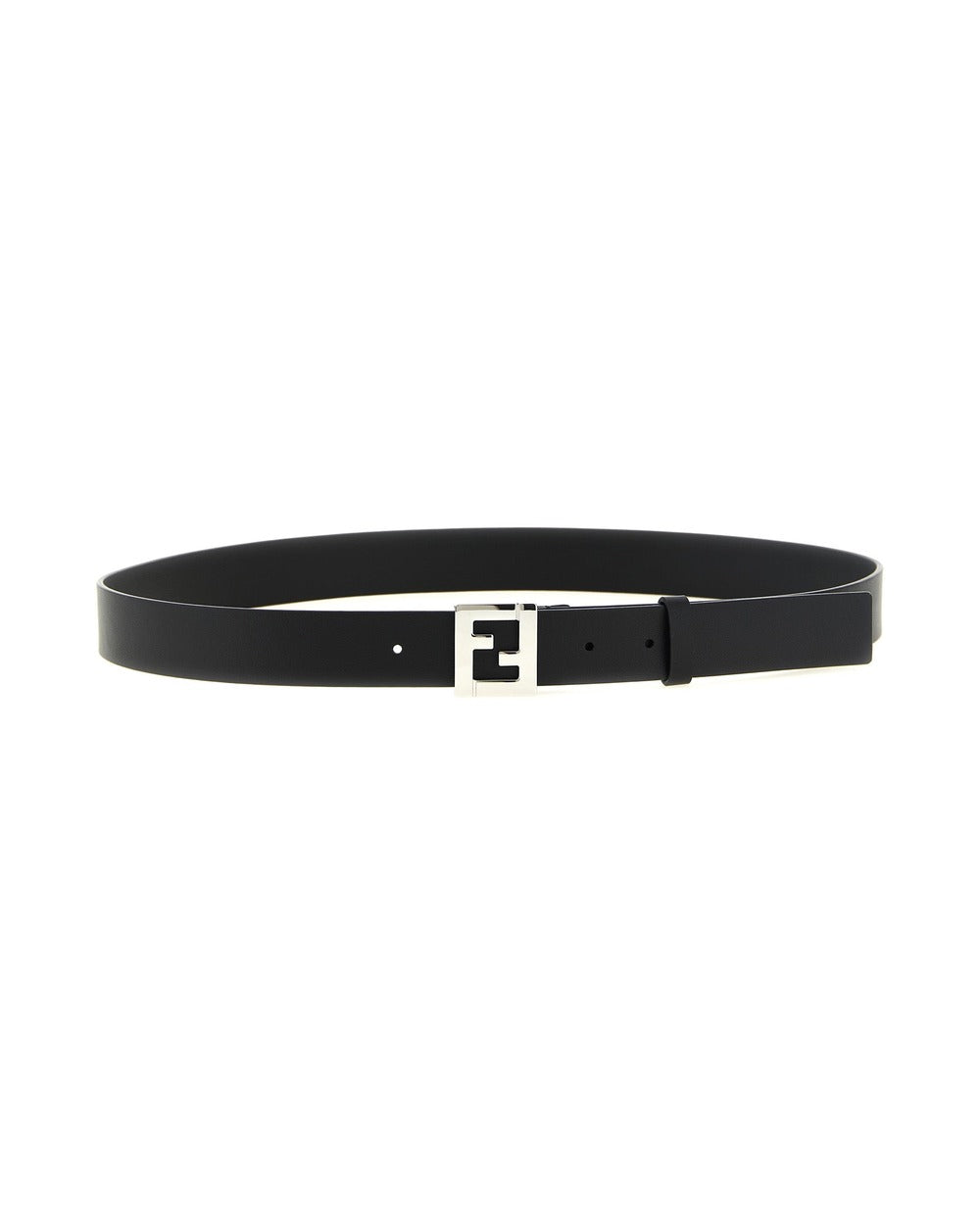 Fendi Black Calfskin Regular Belt
