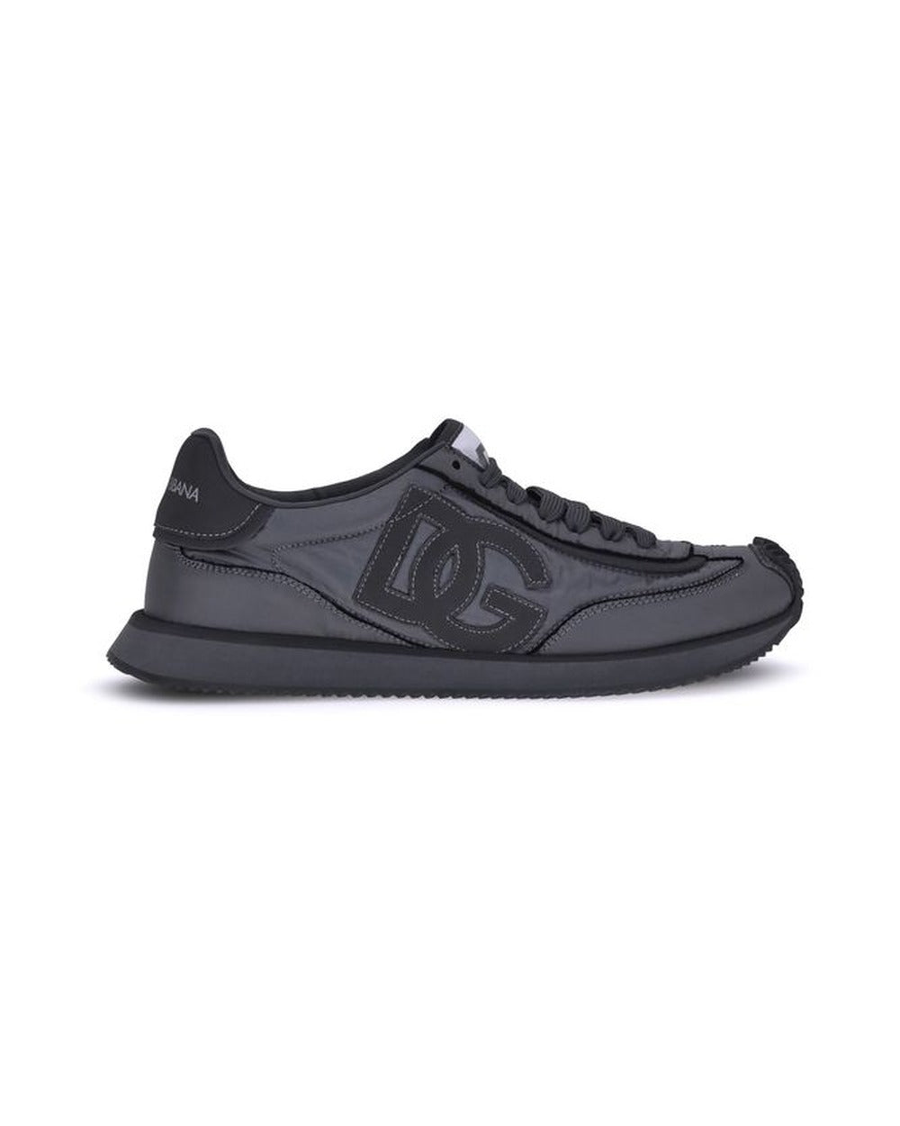 Dolce & Gabbana Black Polyester Athletic Sneakers