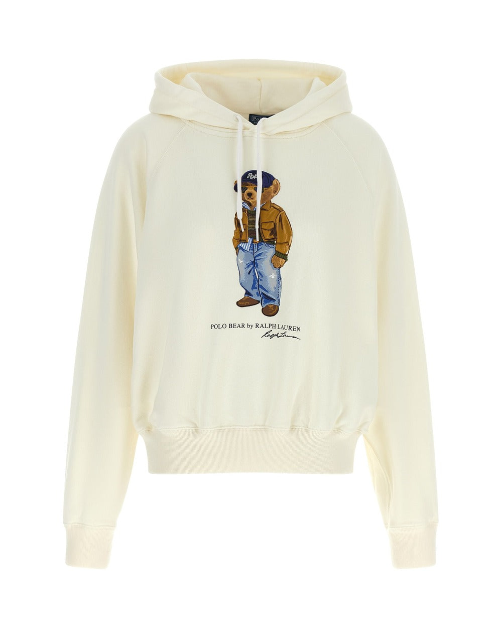 Polo Ralph Lauren White Cotton Sweatshirt