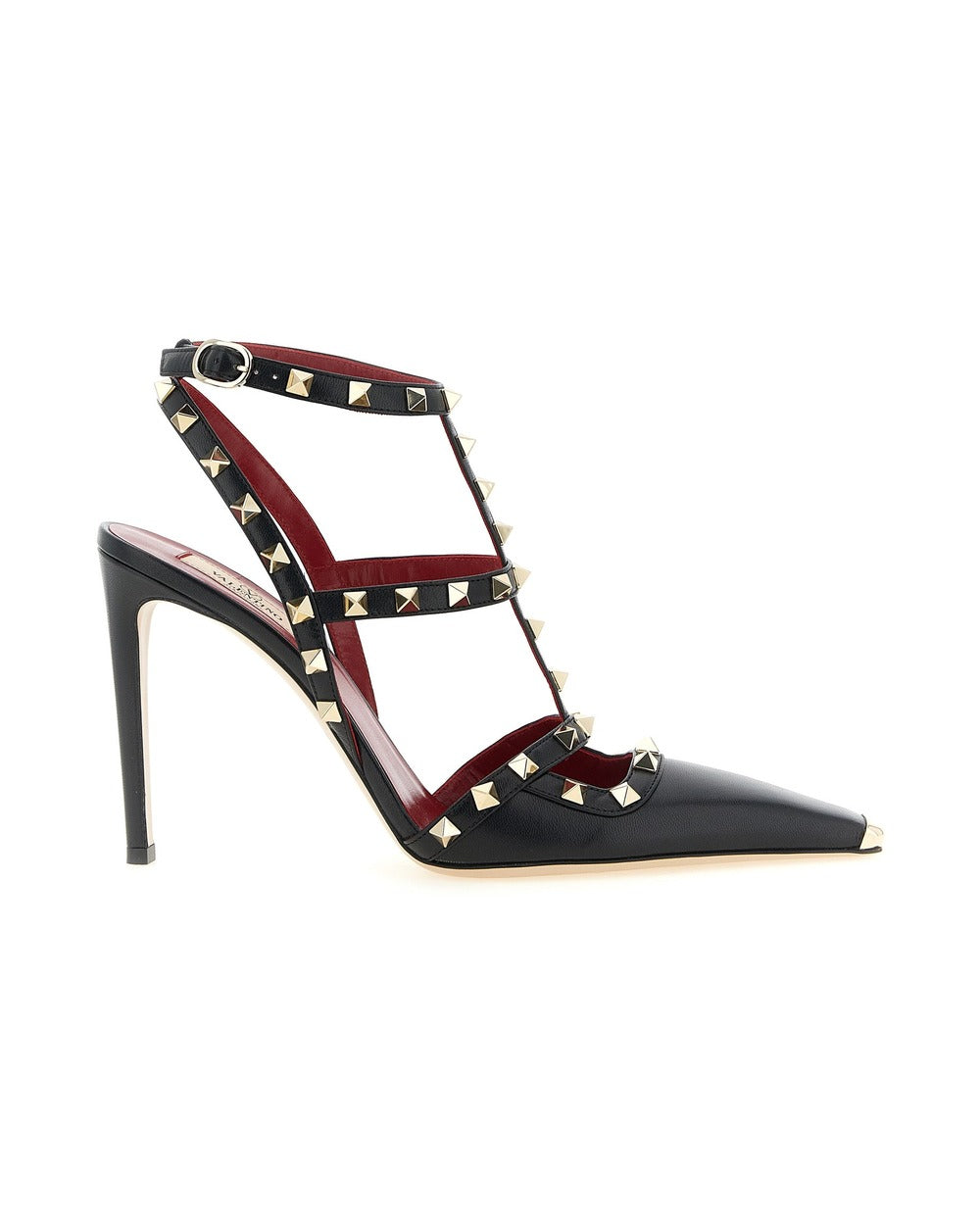 Valentino Garavani Black Calfskin High Heel Pumps