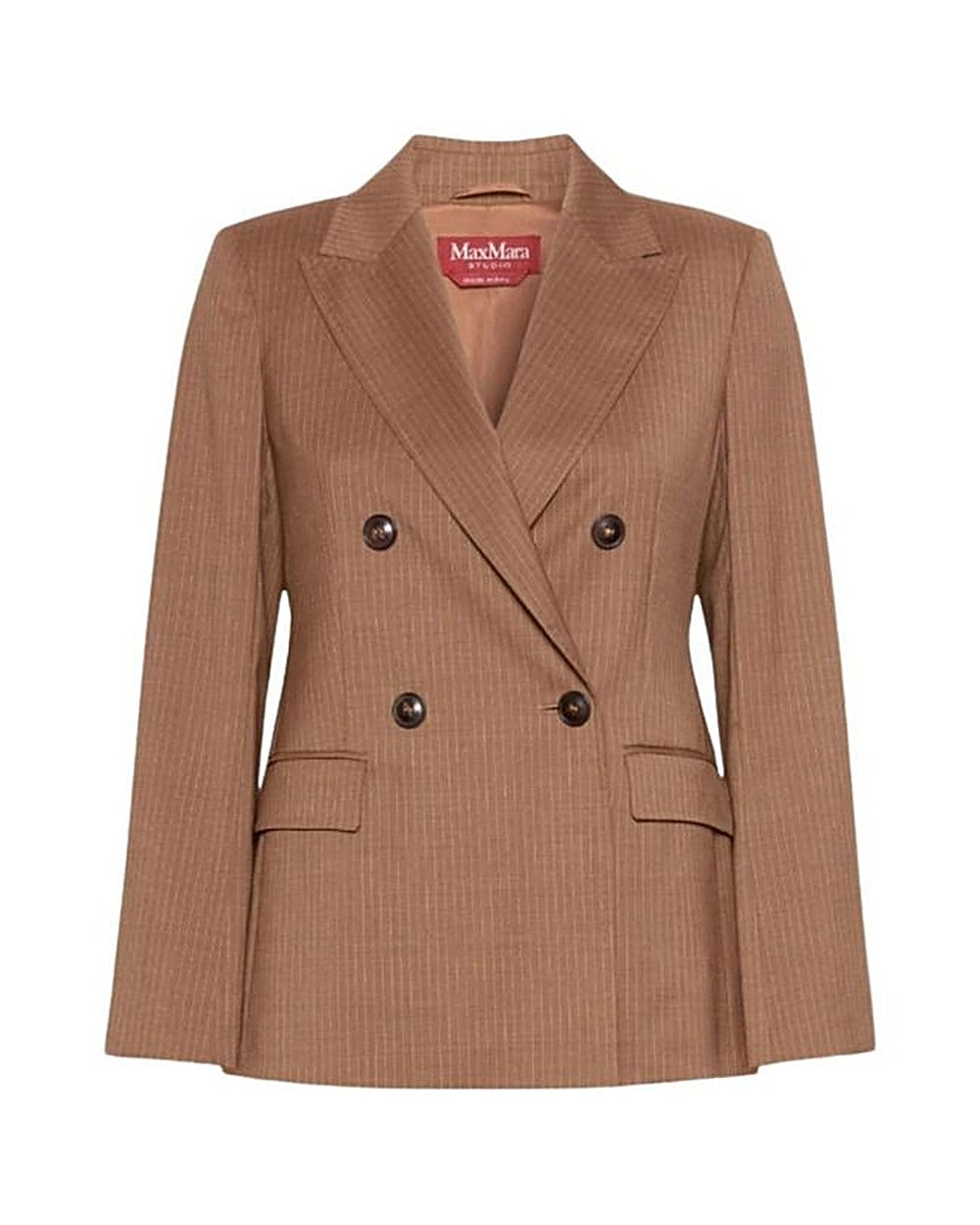 Max Mara Brown Virgin Wool Blazer