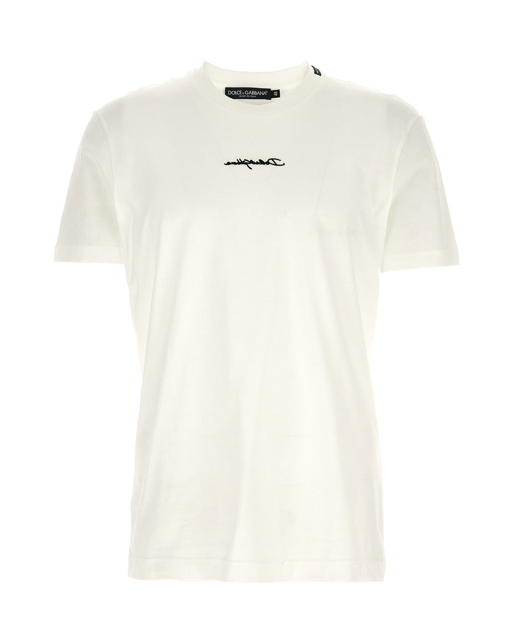 Dolce & Gabbana White Cotton T-Shirt