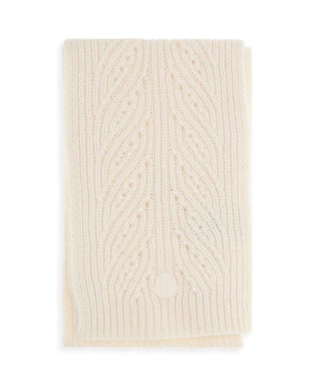Moncler Beige Wool Oves Aries Scarf