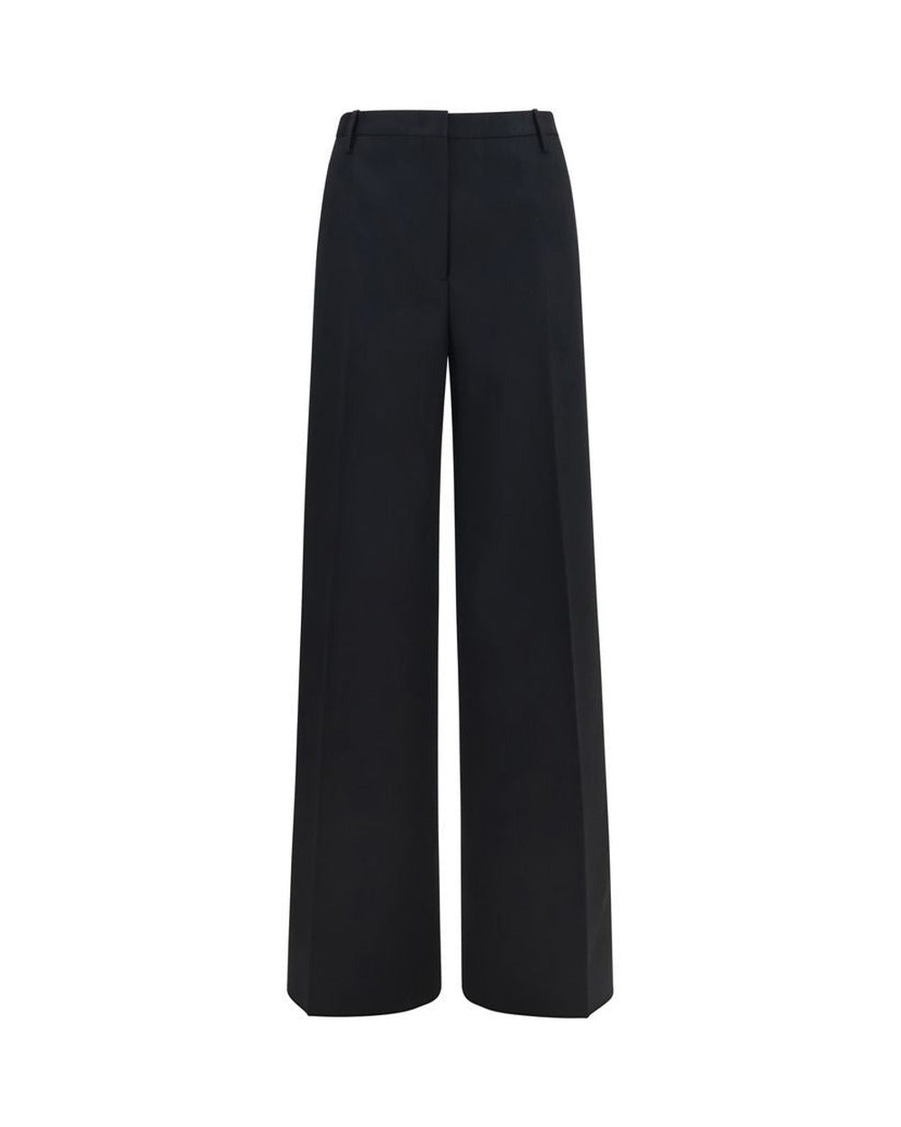 Fendi Black Cotton Casual Pants