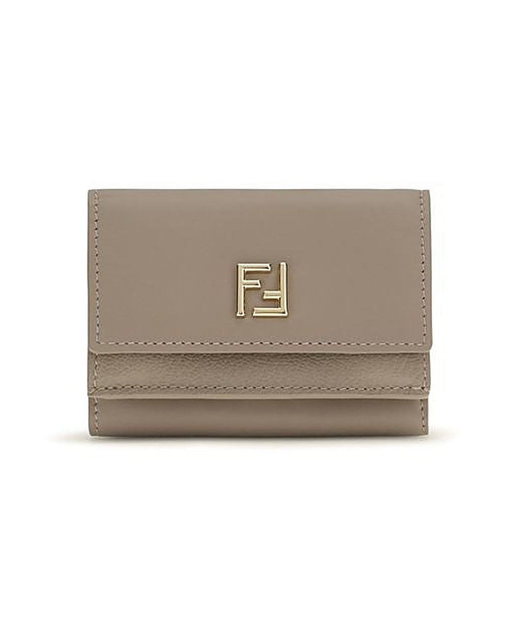 Fendi Beige Calf Leather Bos Taurus Wallet