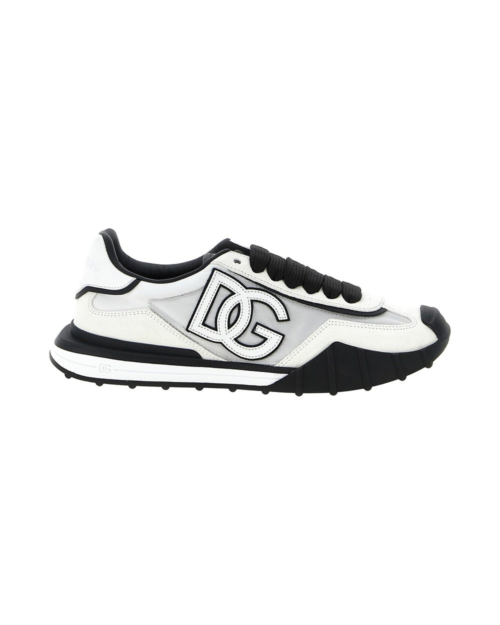 Dolce & Gabbana Bicolor Polyamide Athletic Sneakers