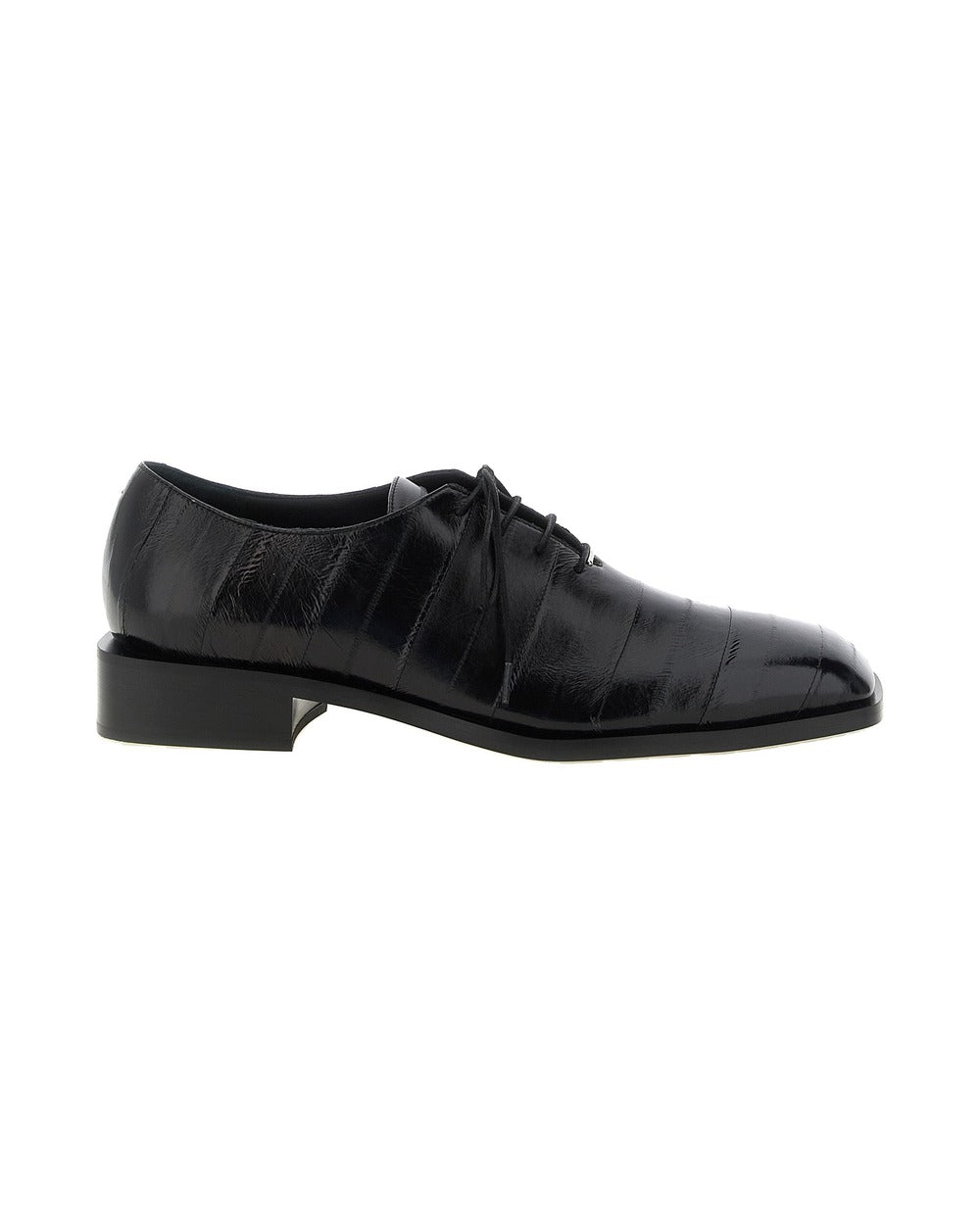 Giuseppe Zanotti Black Leather Oxfords And Derbies