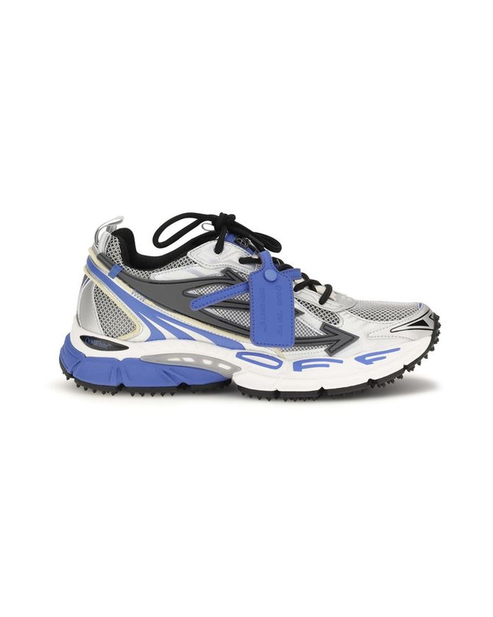 Off-White Gray Polyethylene Athletic Sneakers
