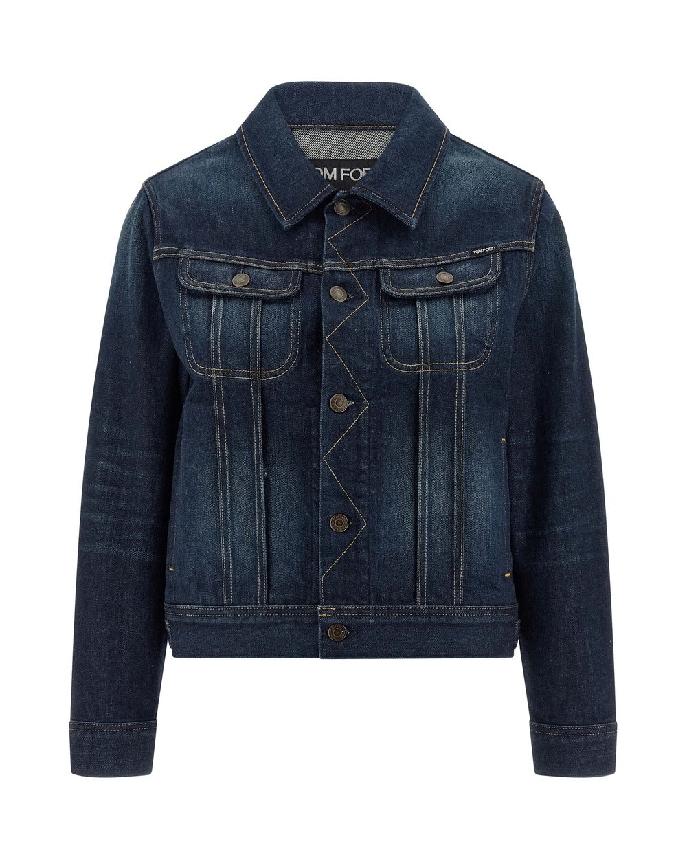 Tom Ford Blue Cotton Denim Jacket