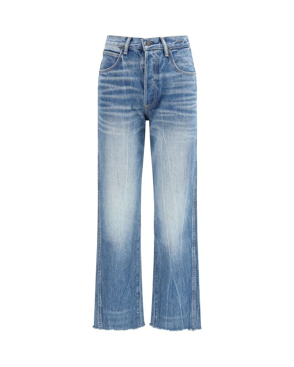 Tom Ford Blue Cotton Bootcut Jeans